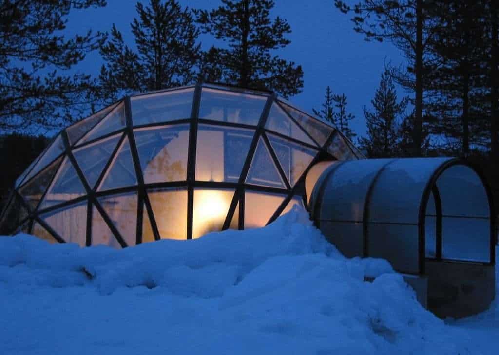 glass igloo houses