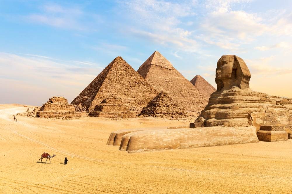 Pyramids of Giza and the Great Sphinx